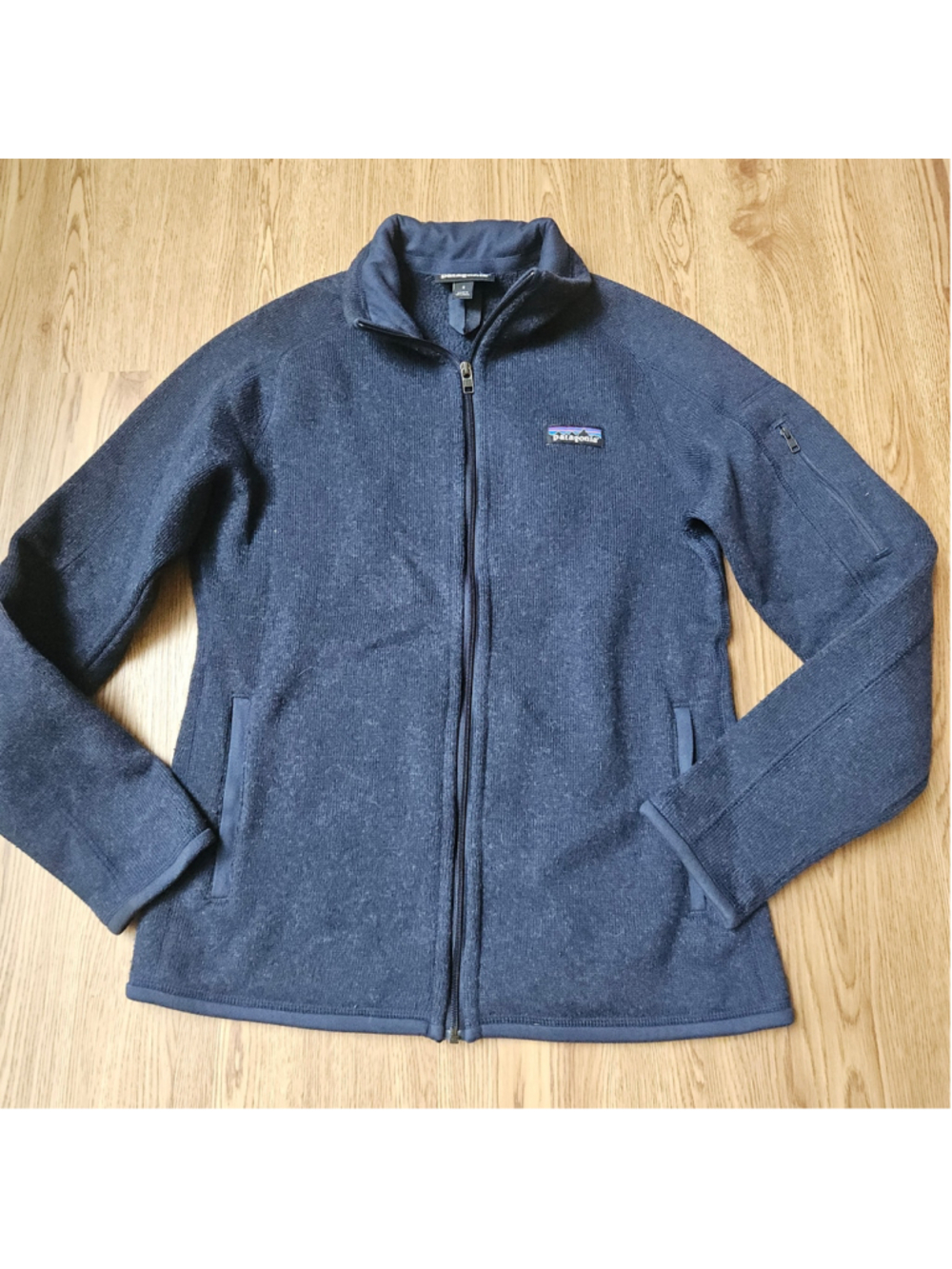 Patagonia Better Sweater Full Zip Jacket Outdoor Blue Womens Small